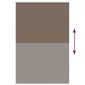 vidaXL Ρολέρ Μπλακάουτ Coffee 165x210 εκ. Πλάτος υφάσματος 161,6εκ.
