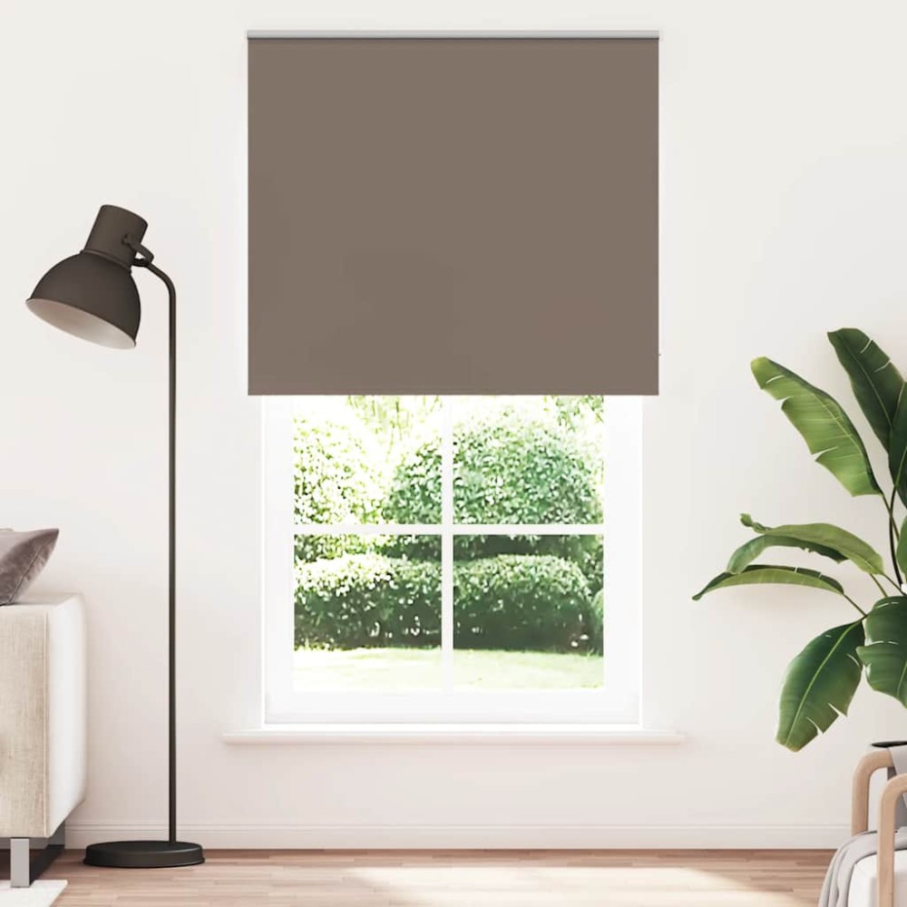 vidaXL Στόρι Συσκότισης Καφέ 135x230 εκ. Πλάτος Υφάσματος 131,6 εκ. Πολυεστέρας