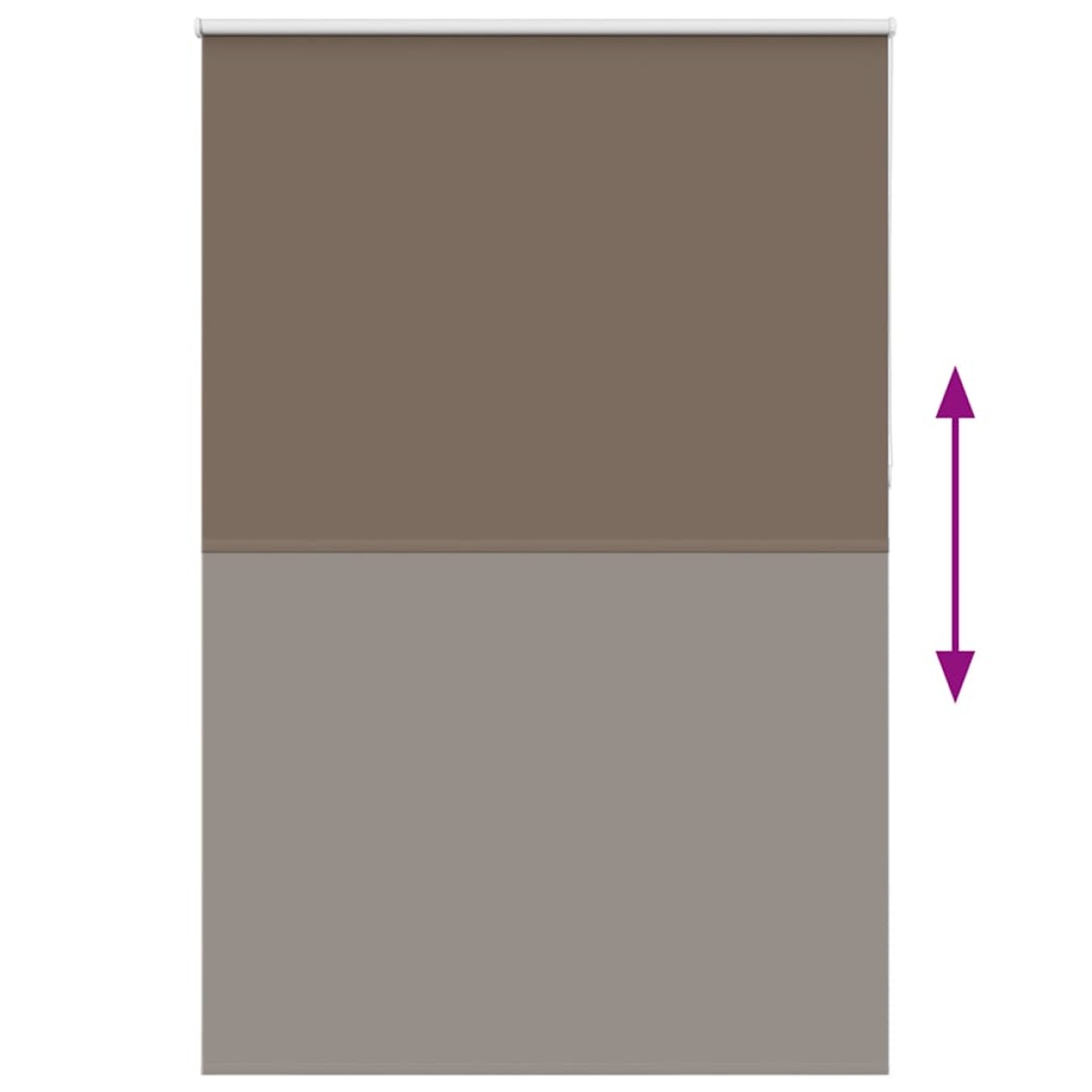 vidaXL Ρολέρ Μπλακάουτ Coffee 160x230 εκ. Πλάτος υφάσματος 156,6εκ.