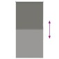 vidaXL Ρολέρ Μπλακάουτ γκρί 75x130 cm Πλάτος υφάσματος 70,7 cm