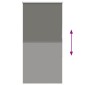 vidaXL Ρολέρ Μπλακάουτ γκρί 80x130 cm Πλάτος υφάσματος 75,7 cm