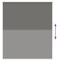 vidaXL Ρολέρ Μπλακάουτ γκρί 120x130 cm Πλάτος υφάσματος 116,6 cm