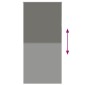 vidaXL Ρολέρ Μπλακάουτ γκρί 100x210 cm Πλάτος υφάσματος 95,7 cm