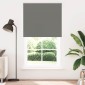 vidaXL Roller Blind Blackout γκρί 135x210 cm Πλάτος υφάσματος 131,6cm
