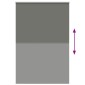 vidaXL Roller Blind Blackout γκρί 160x210 cm Πλάτος υφάσματος 156,6cm
