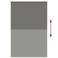 vidaXL Roller Blind Blackout γκρί 165x210 cm Πλάτος υφάσματος 161,6cm