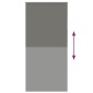 vidaXL Ρολέρ Μπλακάουτ γκρί 90x230 cm Πλάτος υφάσματος 85,7 cm
