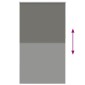 vidaXL Roller Blind Blackout γκρί 135x230 cm Πλάτος υφάσματος 131,6cm