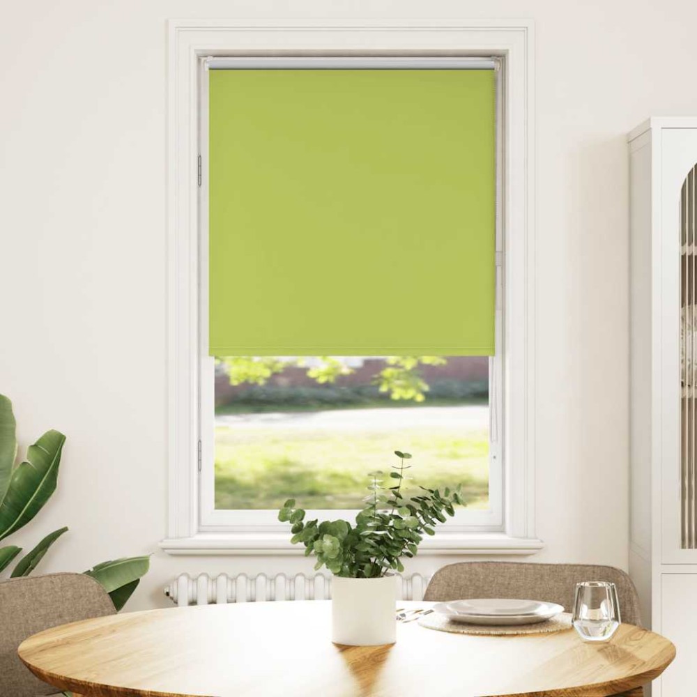 vidaXL Στόρι Συσκότισης με Φύλλα Πράσινο 85x130 εκ. Πλάτος Υφάσματος 80,7 εκ. Πολυεστέρας