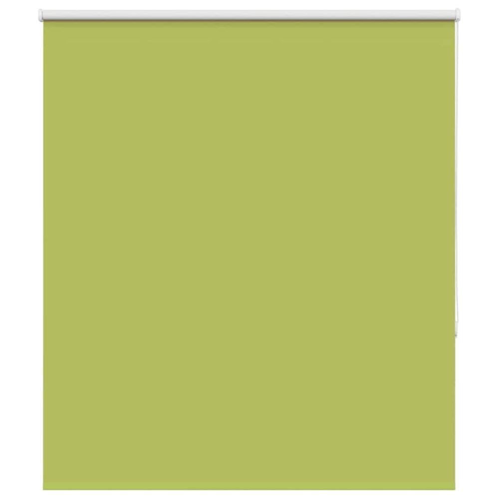vidaXL Roller Blind Blackout φύλλα πράσινα 135x150 cm Πλάτος υφάσματος