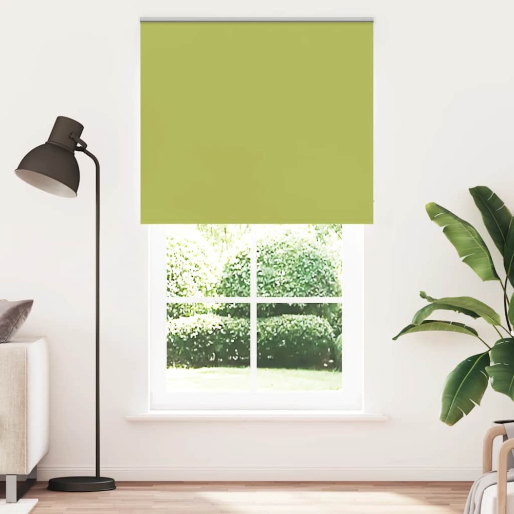 vidaXL Στόρι Συσκότισης με Φύλλα Πράσινο 140x230 εκ. Πλάτος Υφάσματος 136,6 εκ. Πολυεστέρας