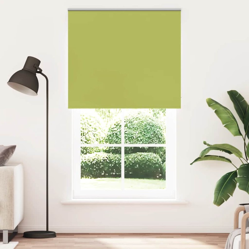 vidaXL Στόρι Συσκότισης με Φύλλα Πράσινο 140x230 εκ. Πλάτος Υφάσματος 136,6 εκ. Πολυεστέρας