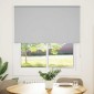 vidaXL Ρολέρ Μπλακάουτ ανοιχτό γκρι 125x130 cm Πλάτος υφάσματος