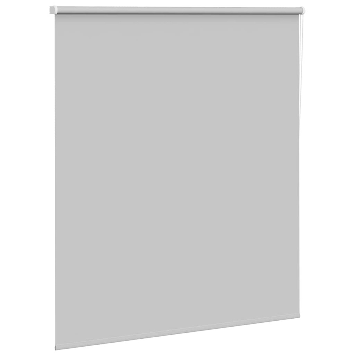 vidaXL Roller Blind Blackout ανοιχτό γκρι 140x150 cm Πλάτος υφάσματος