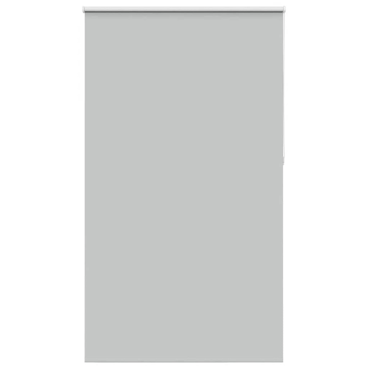 vidaXL Roller Blind Blackout ανοιχτό γκρι 140x210 cm Πλάτος υφάσματος