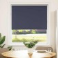 vidaXL Στόρι Συσκότισης Θαλάσσιο 100x130 εκ. Πλάτος Υφάσματος 95,7 εκ. Πολυεστέρας
