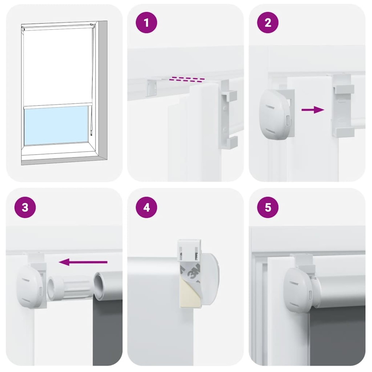 vidaXL Στόρι Συσκότισης Θαλάσσιο 95x230 εκ. Πλάτος Υφάσματος 90,7 εκ. Πολυεστέρας