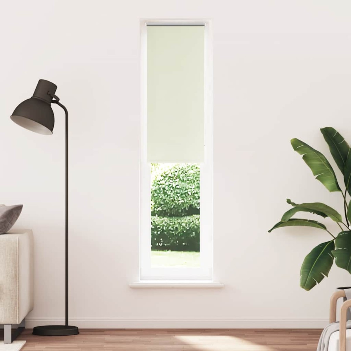 vidaXL Στόρι Συσκότισης Υπόλευκο 55x210 εκ. Πλάτος Υφάσματος 50,7 εκ. Πολυεστέρας