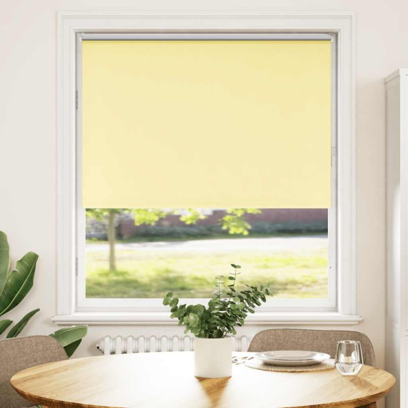 vidaXL Στόρι Συσκότισης Κίτρινο 115x130 εκ. Πλάτος Υφάσματος 110,7 εκ. Πολυεστέρας