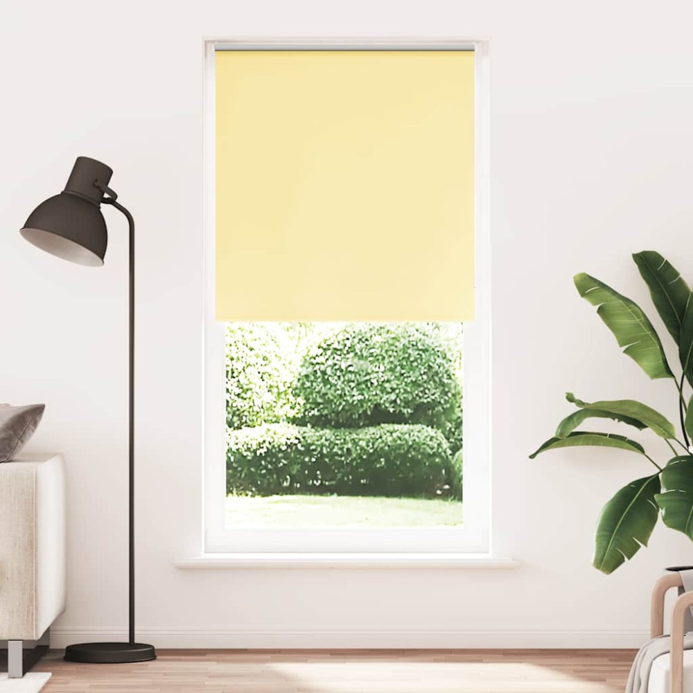 vidaXL Στόρι Συσκότισης Κίτρινο 115x210 εκ. Πλάτος Υφάσματος 110,7 εκ. Πολυεστέρας