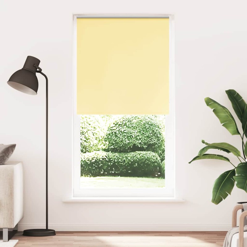 vidaXL Στόρι Συσκότισης Κίτρινο 115x210 εκ. Πλάτος Υφάσματος 110,7 εκ. Πολυεστέρας