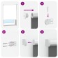 vidaXL Στόρι Συσκότισης Κίτρινο 130x230 εκ. Πλάτος Υφάσματος 126,6 εκ. Πολυεστέρας