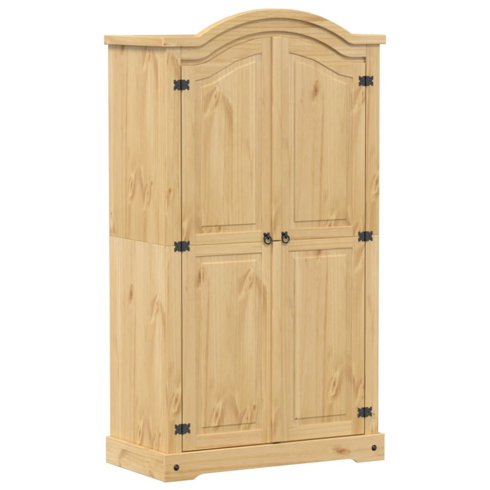 vidaXL Ντουλάπα Corona 102x52x186 εκ. από Μασίφ Ξύλο Πεύκου