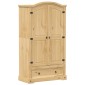 vidaXL Ντουλάπα Corona 102x52x186 εκ. από Μασίφ Ξύλο Πεύκου