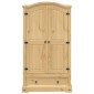 vidaXL Ντουλάπα Corona 102x52x186 εκ. από Μασίφ Ξύλο Πεύκου