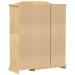 vidaXL Ντουλάπα Corona 151,5x52x186 εκ. από Μασίφ Ξύλο Πεύκου