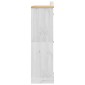 vidaXL Ντουλάπα Corona Λευκό 194x52x186 εκ. από Μασίφ Ξύλο Πεύκου