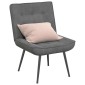 vidaXL Καρέκλα χαλάρωσης Σκούρο Γκρι 64x74x84 cm Βελούδο