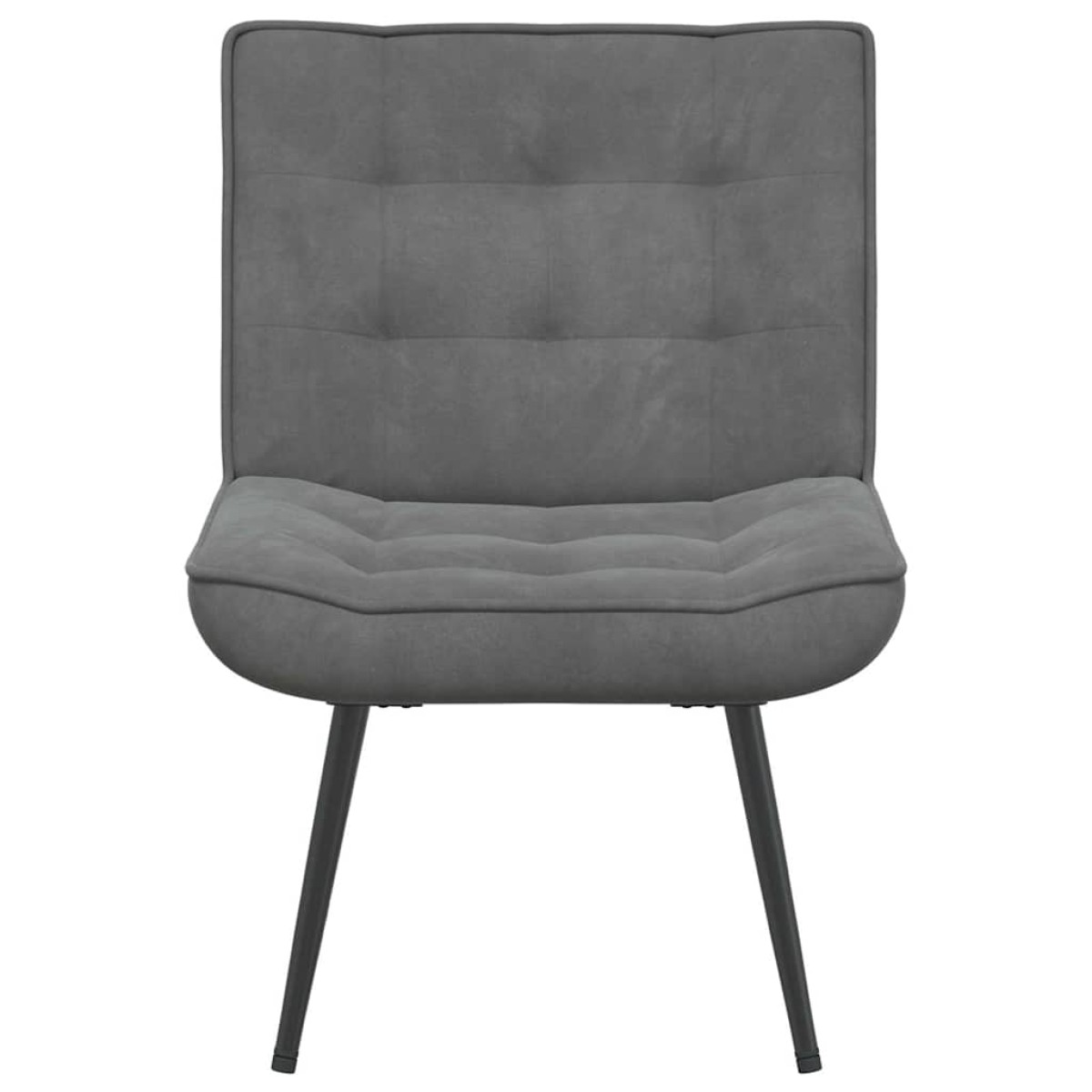 vidaXL Καρέκλα χαλάρωσης Σκούρο Γκρι 64x74x84 cm Βελούδο
