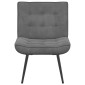 vidaXL Καρέκλα χαλάρωσης Σκούρο Γκρι 64x74x84 cm Βελούδο