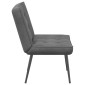 vidaXL Καρέκλα χαλάρωσης Σκούρο Γκρι 64x74x84 cm Βελούδο