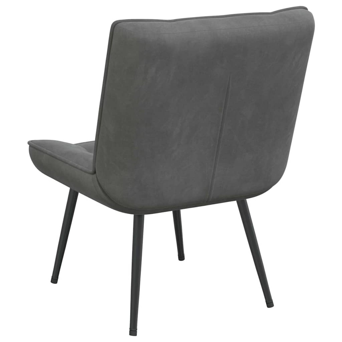 vidaXL Καρέκλα χαλάρωσης Σκούρο Γκρι 64x74x84 cm Βελούδο