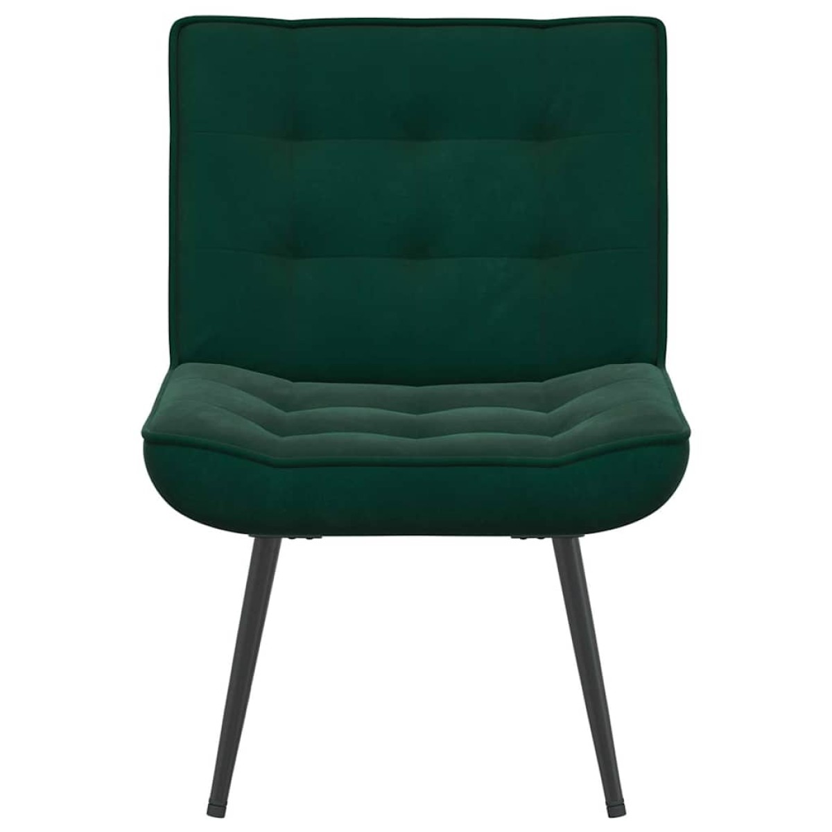 vidaXL Καρέκλα χαλάρωσης σκούρο πράσινο 64x74x84 cm Βελούδο