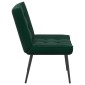 vidaXL Καρέκλα χαλάρωσης σκούρο πράσινο 64x74x84 cm Βελούδο