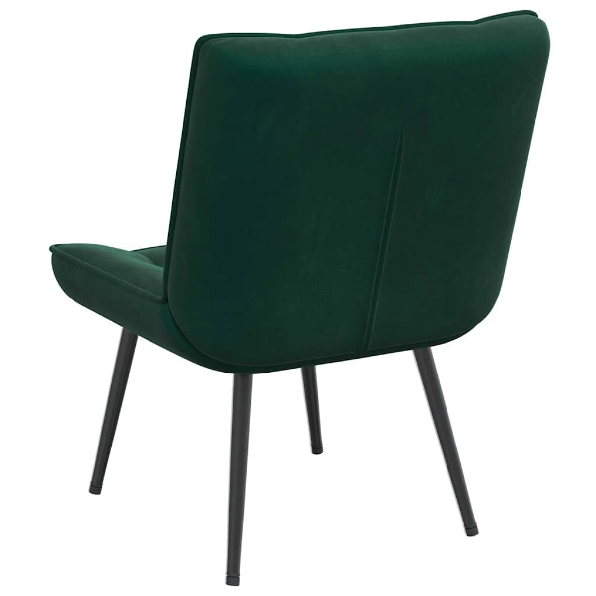 vidaXL Καρέκλα χαλάρωσης σκούρο πράσινο 64x74x84 cm Βελούδο