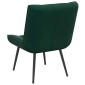 vidaXL Καρέκλα χαλάρωσης σκούρο πράσινο 64x74x84 cm Βελούδο