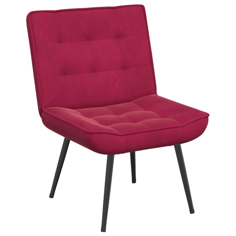 vidaXL Καρέκλα χαλάρωσης Wine Red 64x74x84 cm Velvet