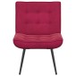 vidaXL Καρέκλα χαλάρωσης Wine Red 64x74x84 cm Velvet