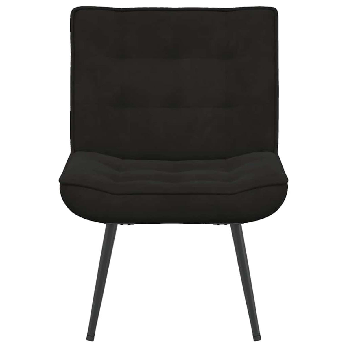 vidaXL Καρέκλα χαλάρωσης Μαύρη 64x74x84 cm Βελούδο
