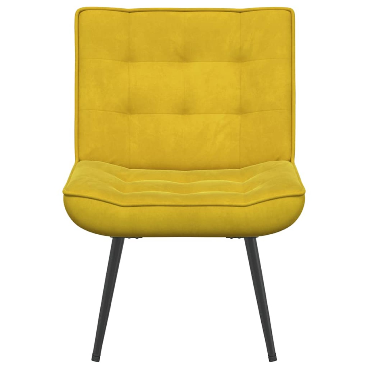 vidaXL Καρέκλα χαλάρωσης κίτρινη 64x74x84 cm Βελούδο