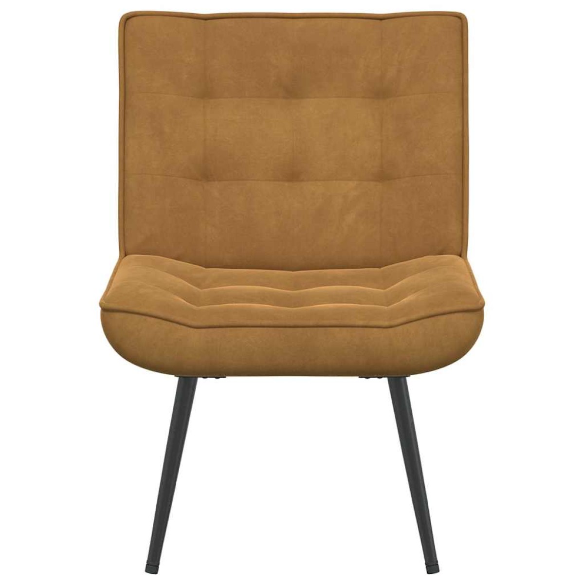 vidaXL Καρέκλα χαλάρωσης καφέ 64x74x84 cm Βελούδο