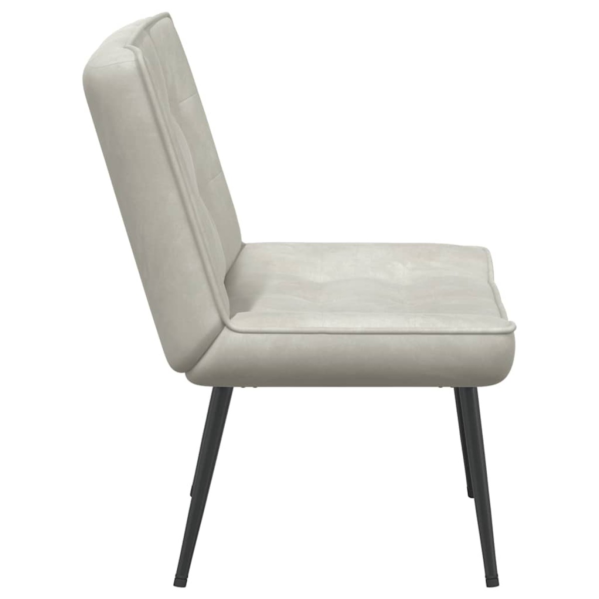 vidaXL Καρέκλα χαλάρωσης Κρέμα 64x74x84 cm Βελούδο