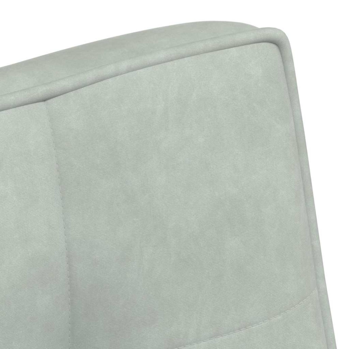 vidaXL Πάγκος Ανοιχτό Γκρι 110x74x84 εκ. Βελούδινος
