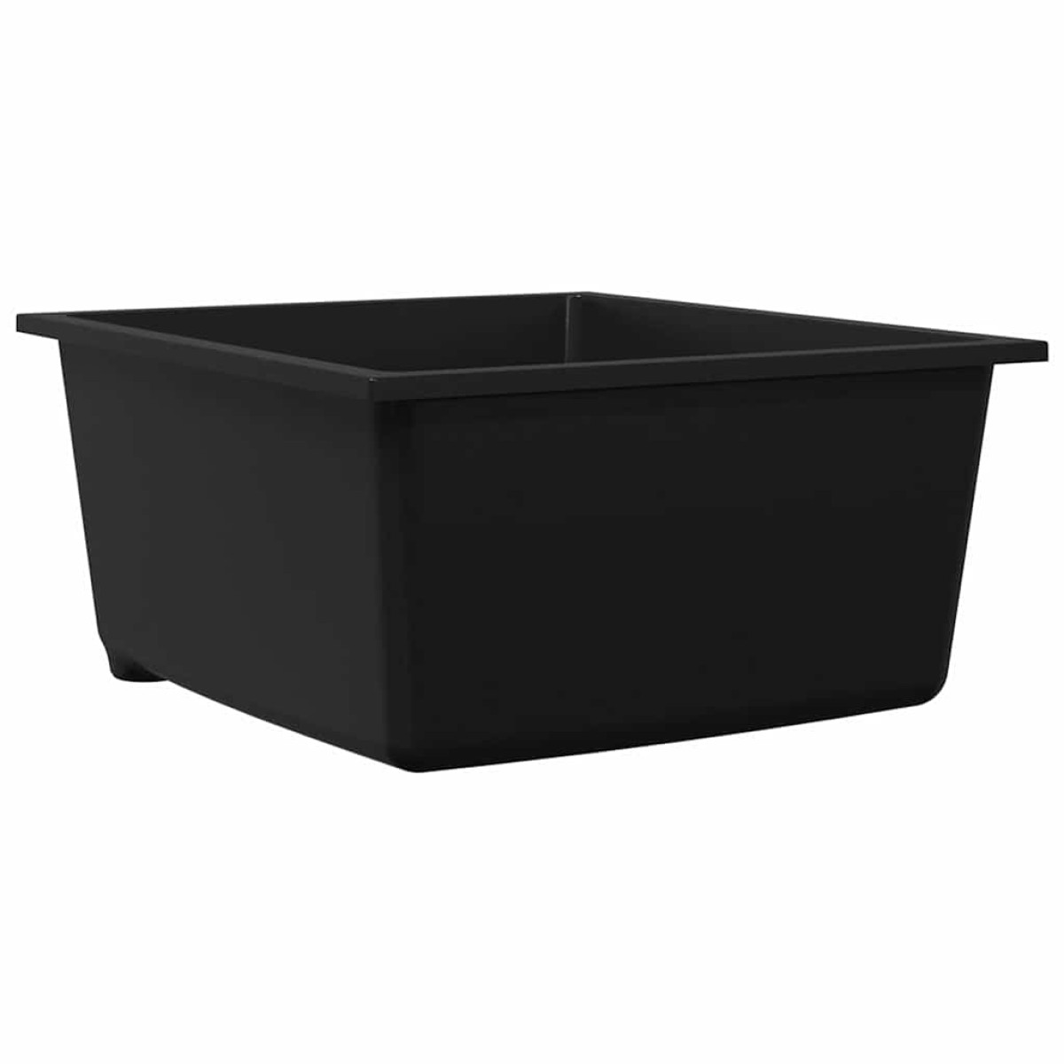 vidaXL Σιντρινο κουζίνας Μαύρο 38 x 44 x 20 εκ. Γρανίτης