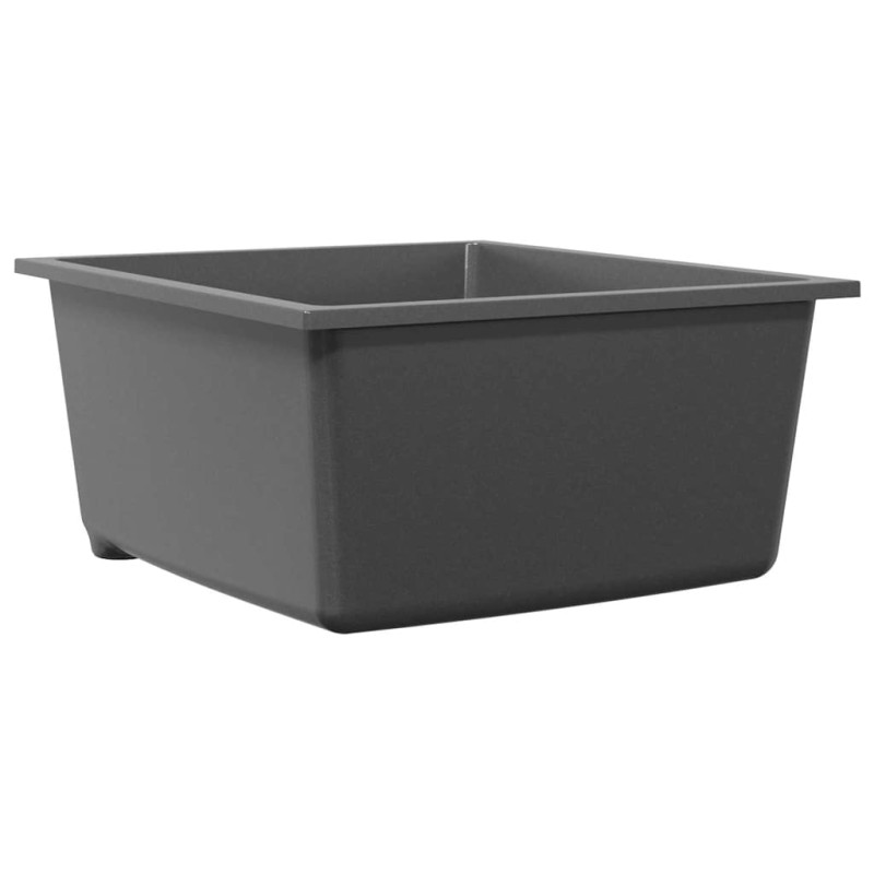 vidaXL Σιντρινο κουζίνας Γκρι 38 x 44 x 20 εκ. Γρανίτης
