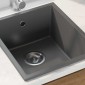 vidaXL Σιντρινο κουζίνας Γκρι 38 x 44 x 20 εκ. Γρανίτης